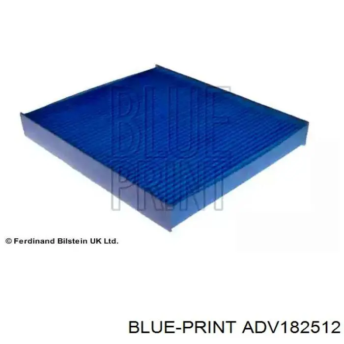 Купити ADV182512 Blue Print Фільтр салону вугільний