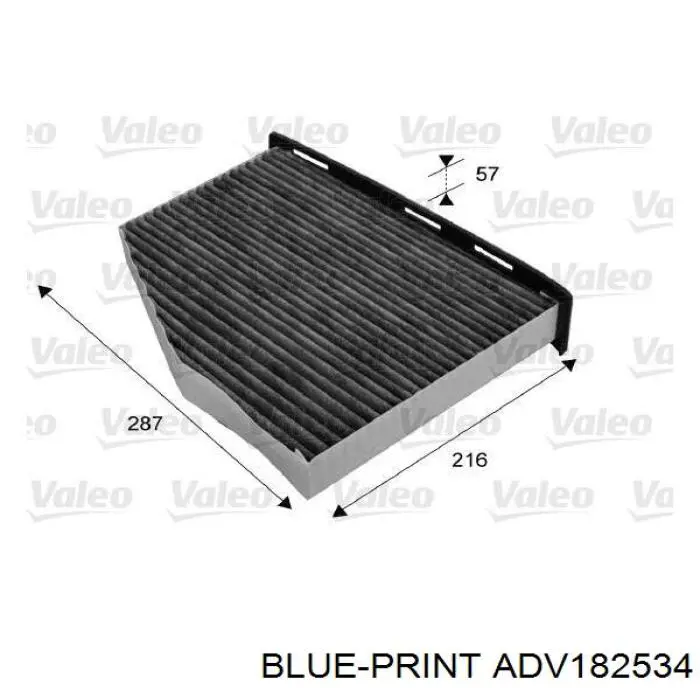 Фільтр салону ADV182534 Blue Print