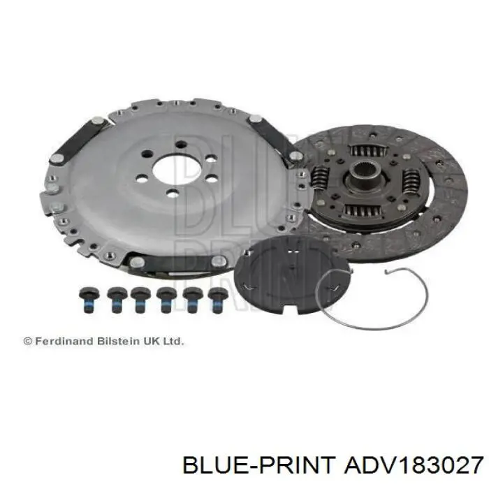 Комплект зчеплення (3 частини) Blue Print ADV183027 ціна, від 99.66 USD