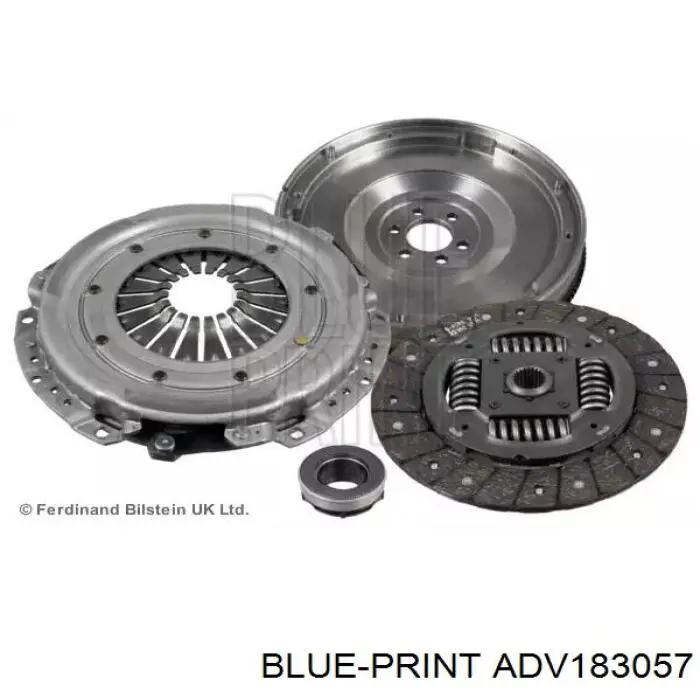 Купити ADV183076 Blue Print Комплект зчеплення (диск, корзина, підшипник)