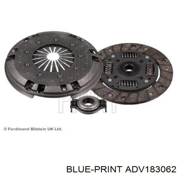Купити ADV183062 Blue Print Комплект зчеплення (диск, корзина, підшипник)