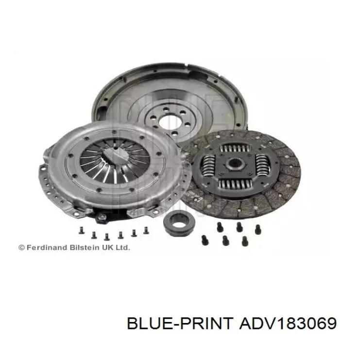 Комплект зчеплення (3 частини) Blue Print ADV183069 ціна, від 293.80 USD