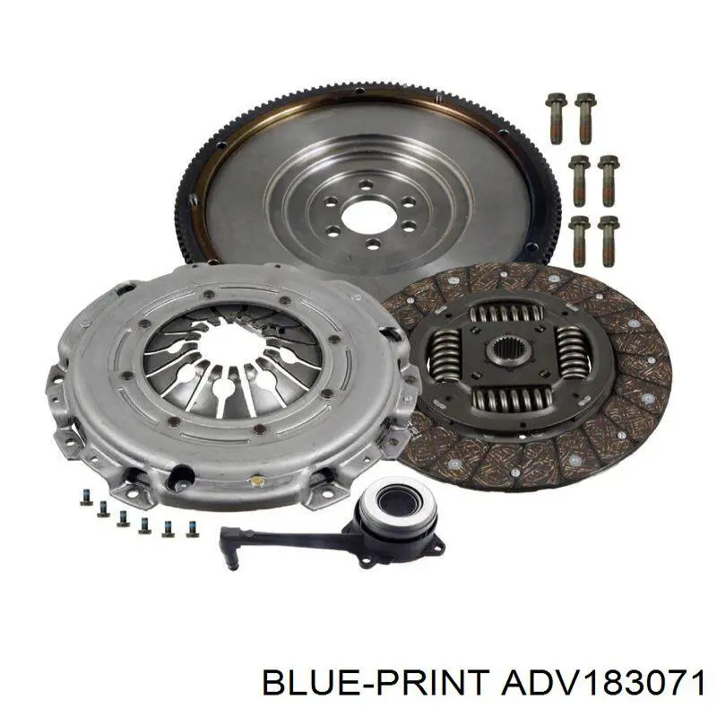 Комплект зчеплення (3 частини) Blue Print ADV183071 ціна, від 283.26 USD