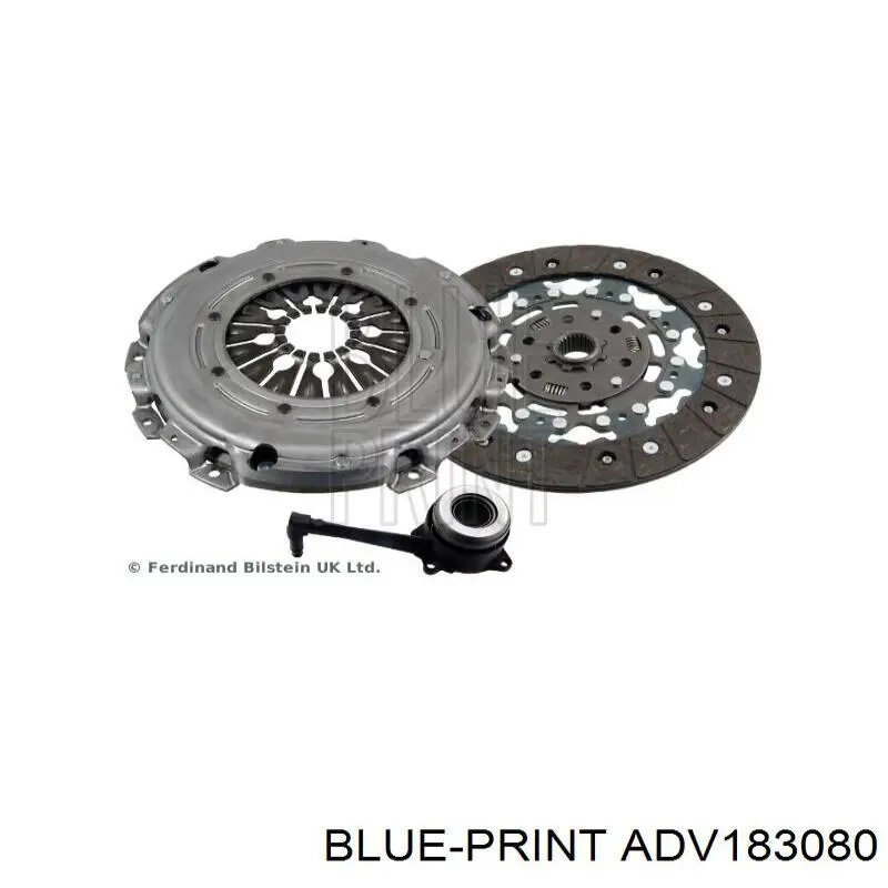 Купити ADV183080 Blue Print Комплект зчеплення (диск, корзина, підшипник)