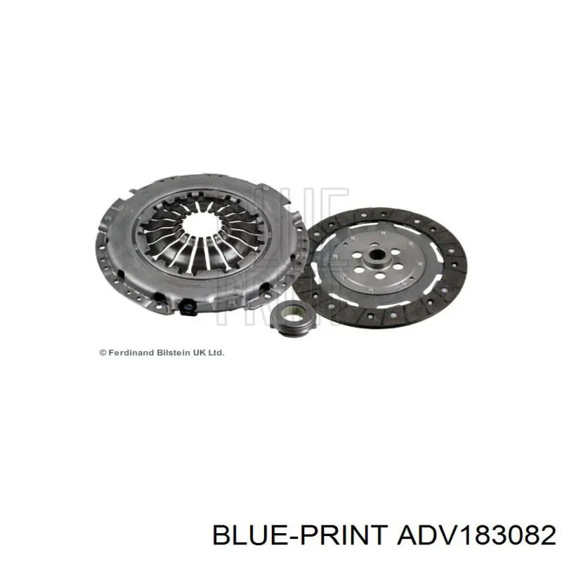 Купити ADV183082 Blue Print Комплект зчеплення (диск, корзина, підшипник)