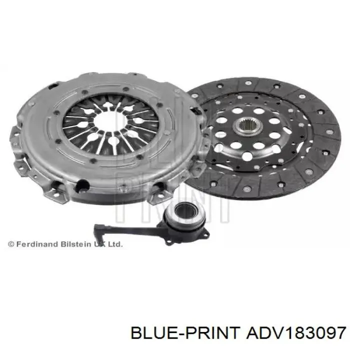 Комплект зчеплення (3 частини) Blue Print ADV183097 ціна, від 267.77 USD