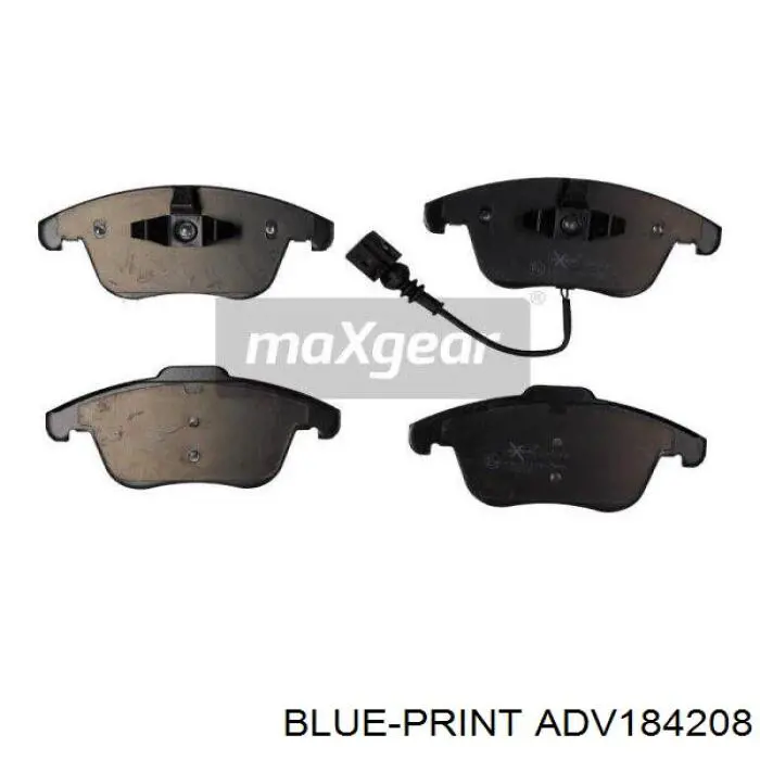Передні тормозні колодки ADV184208 Blue Print