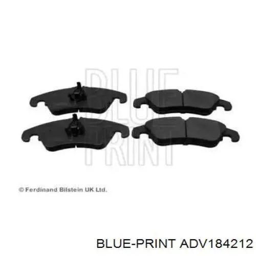 Гальмівні колодки Blue Print ADV184212 ціна, від 42.88 USD