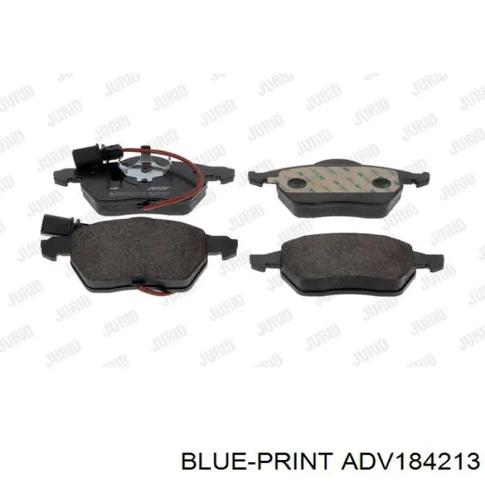 Гальмівні колодки Blue Print ADV184213 ціна, від 30.15 USD