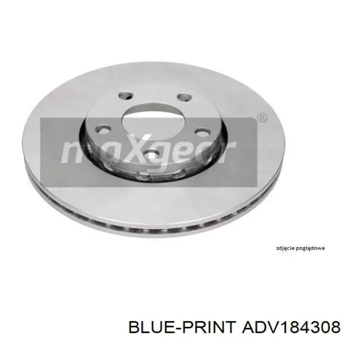 Гальмівні диски передні ADV184308 Blue Print
