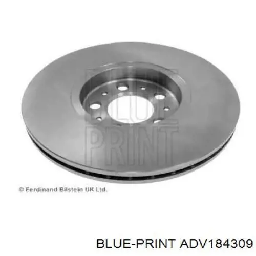 Диск гальмівний передній ADV184309 Blue Print