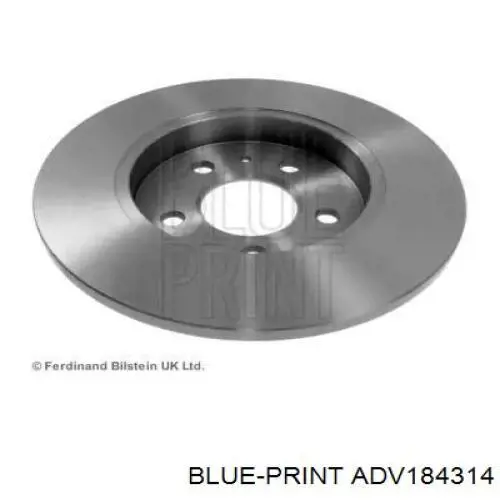 Диск гальмівний задній ADV184314 Blue Print