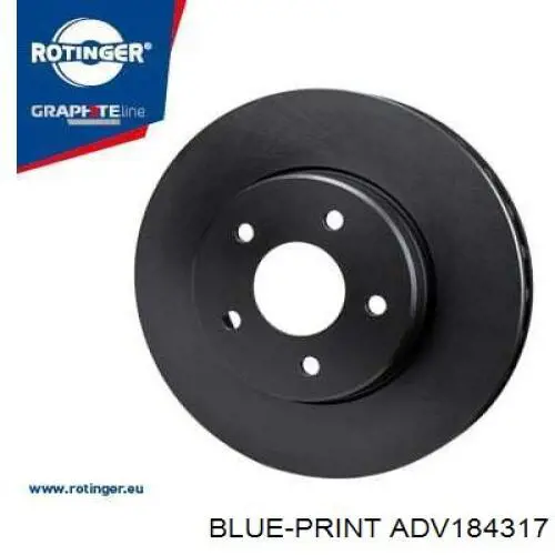 Купити ADV184317 Blue Print Ротор гальмівний