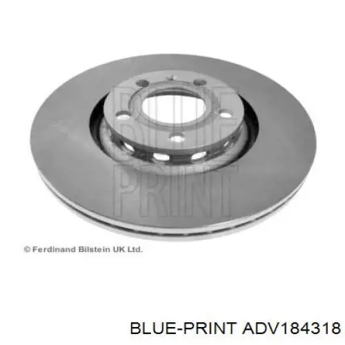 Диск гальмівний передній ADV184318 Blue Print