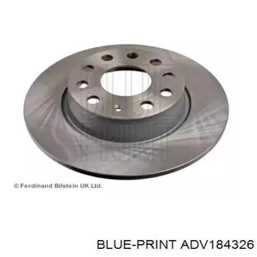 Диск гальмівний задній ADV184326 Blue Print