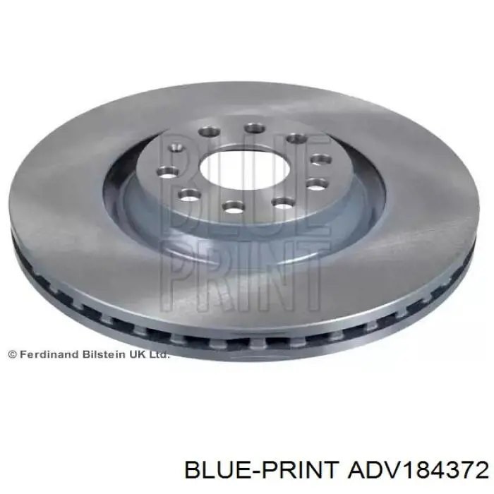 Диск переднього гальма Blue Print ADV184372 ціна, від 70.80 USD