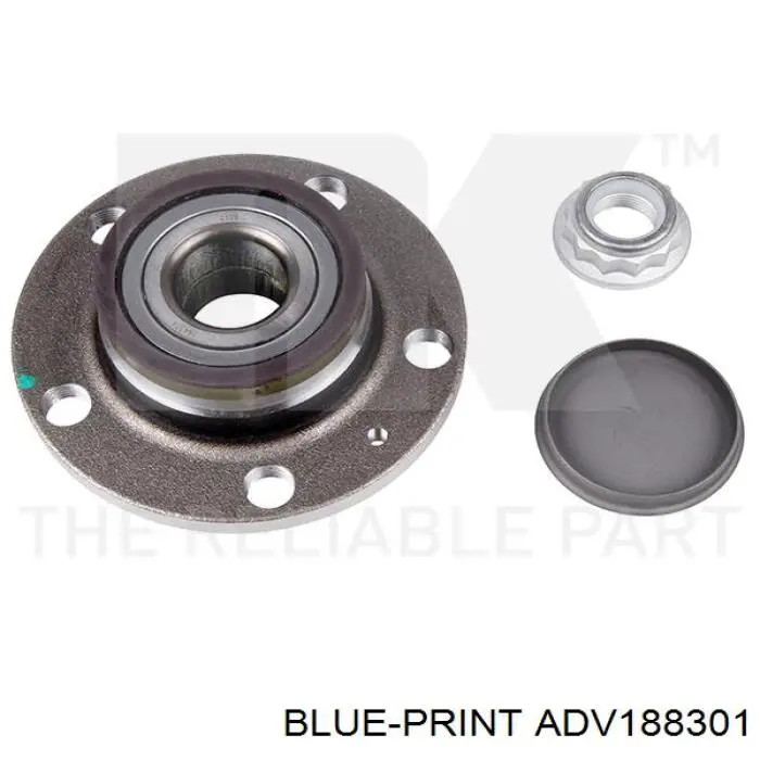 Купити ADV188301 Blue Print Підшипник ступиці колеса