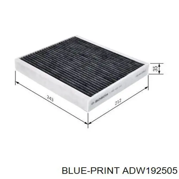 Фільтр салону AF5166A Alpha Filter