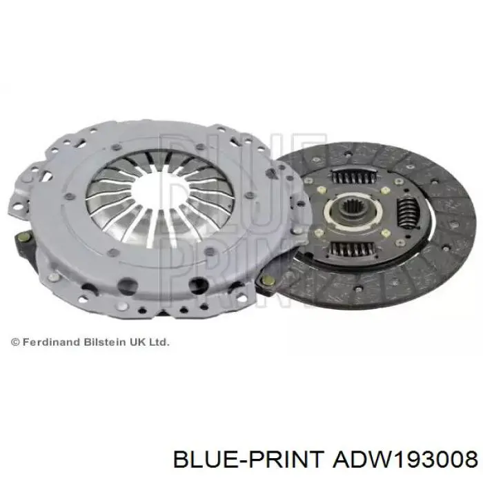 Комплект зчеплення (3 частини) Blue Print ADW193008 ціна, від 71.41 USD