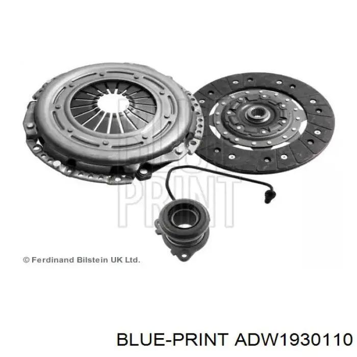 Купити ADW1930110 Blue Print Комплект зчеплення (диск, корзина, підшипник)
