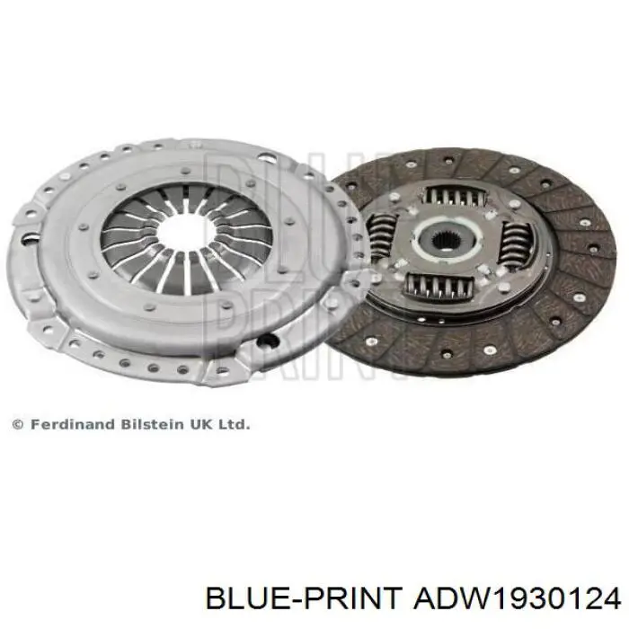 Купити ADW1930124 Blue Print Комплект зчеплення (диск, корзина, підшипник)