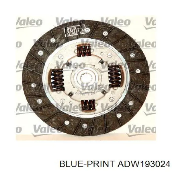 Комплект зчеплення (3 частини) Blue Print ADW193024 ціна, від 64.33 USD