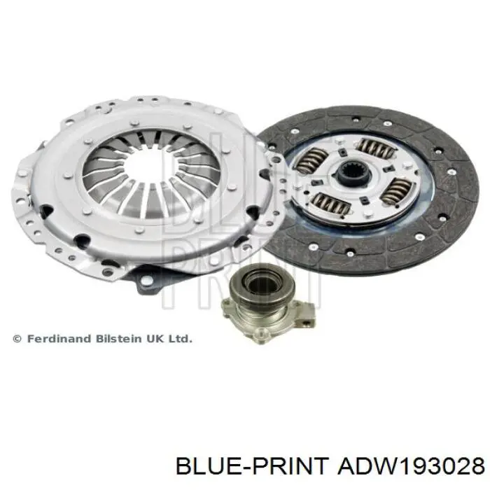 ADW193028 Blue Print комплект зчеплення (3 частини)
