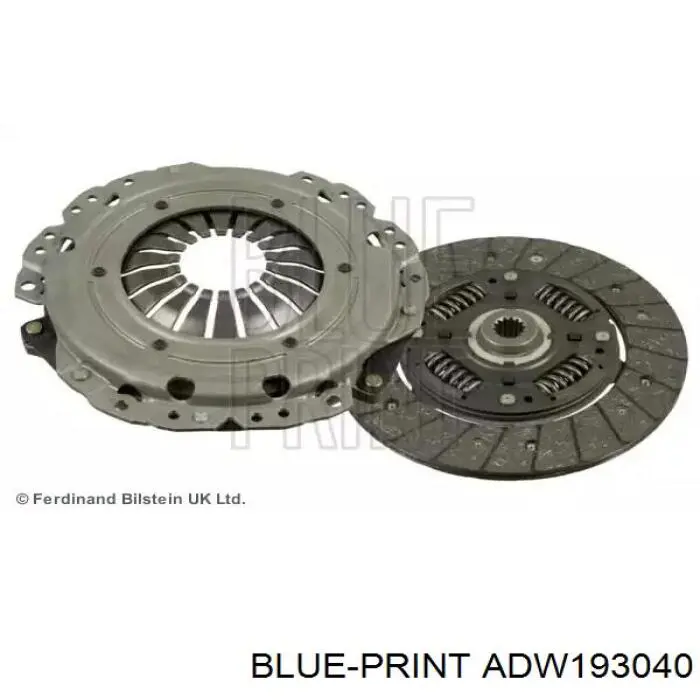 Комплект зчеплення (3 частини) Blue Print ADW193040 ціна, від 121.14 USD