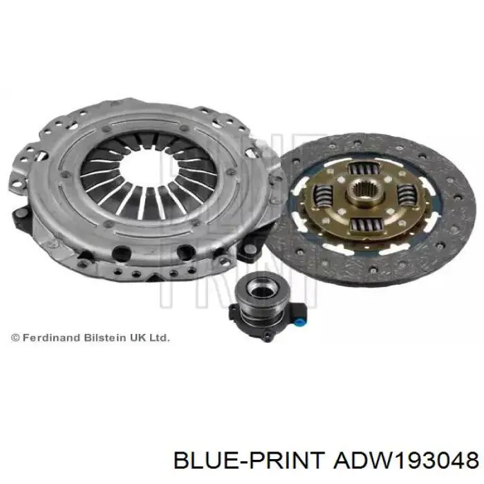 Комплект зчеплення (3 частини) Blue Print ADW193048 ціна, від 108.29 USD