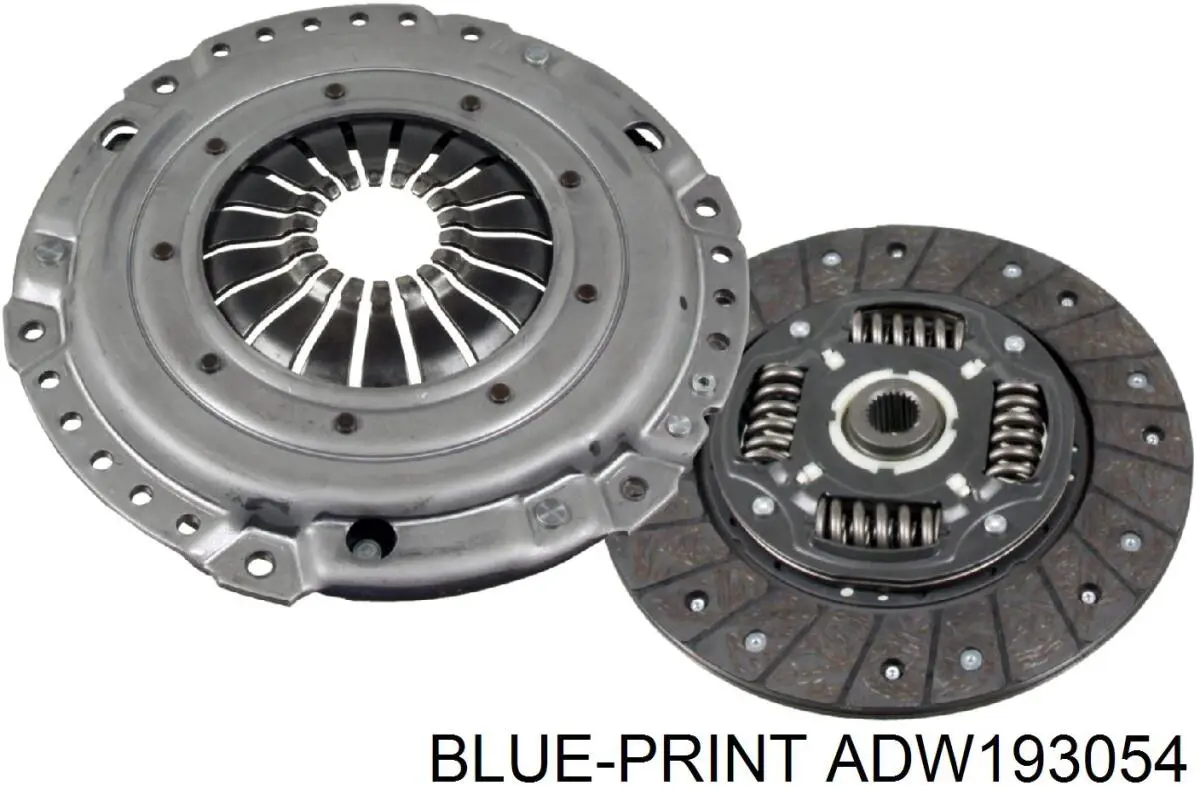 Купити ADW193054 Blue Print Комплект зчеплення (диск, корзина, підшипник)