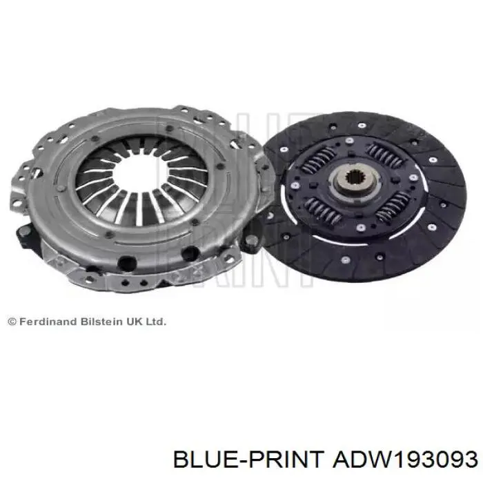 ADW193093 Blue Print комплект зчеплення (3 частини)