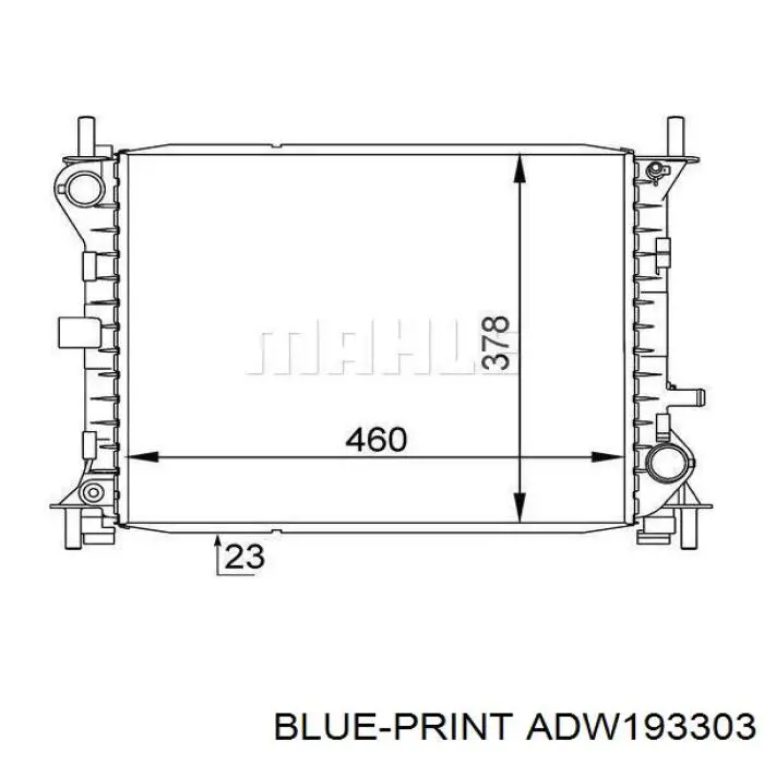 Купити ADW193303 Blue Print Підшипник включення зчеплення