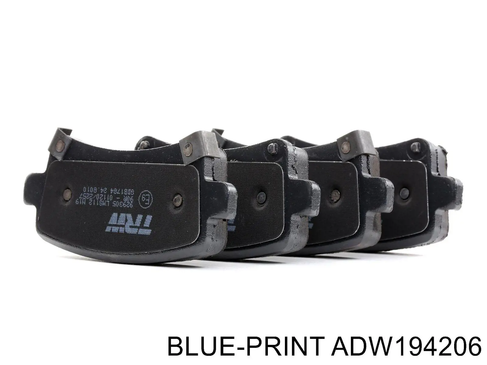 Задні гальмівні колодки Blue Print ADW194206 ціна, від 22.27 USD