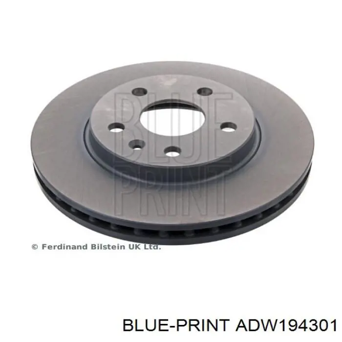 Диск гальмівний передній ADW194301 Blue Print