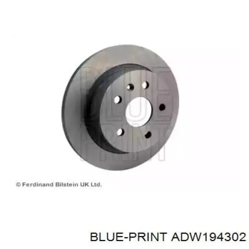 Диск гальмівний задній ADW194302 Blue Print