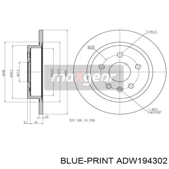 BS7191 FTE Дискові гальма