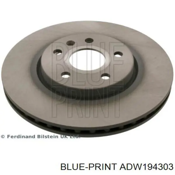 Диск гальмівний передній ADW194303 Blue Print