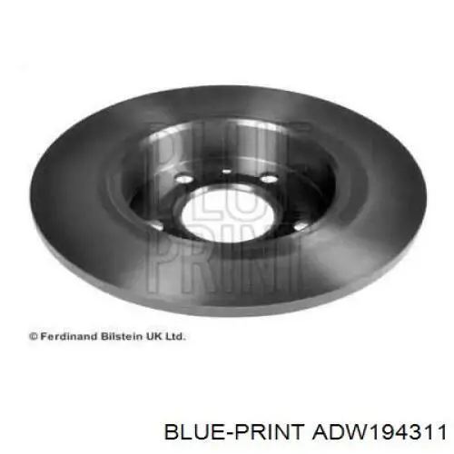 Диск гальмівний задній ADW194311 Blue Print