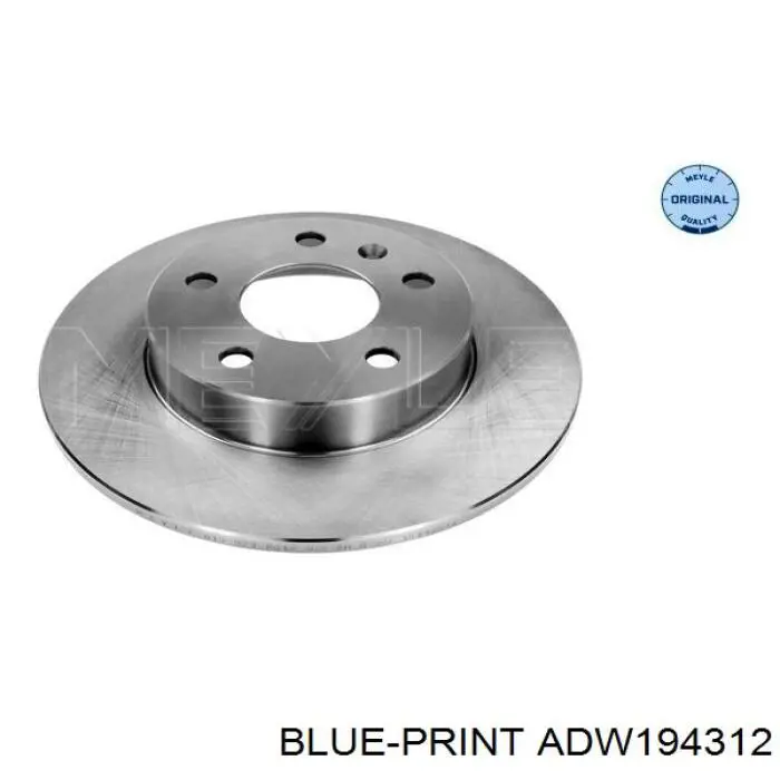 Гальмівні диски передні ADW194312 Blue Print