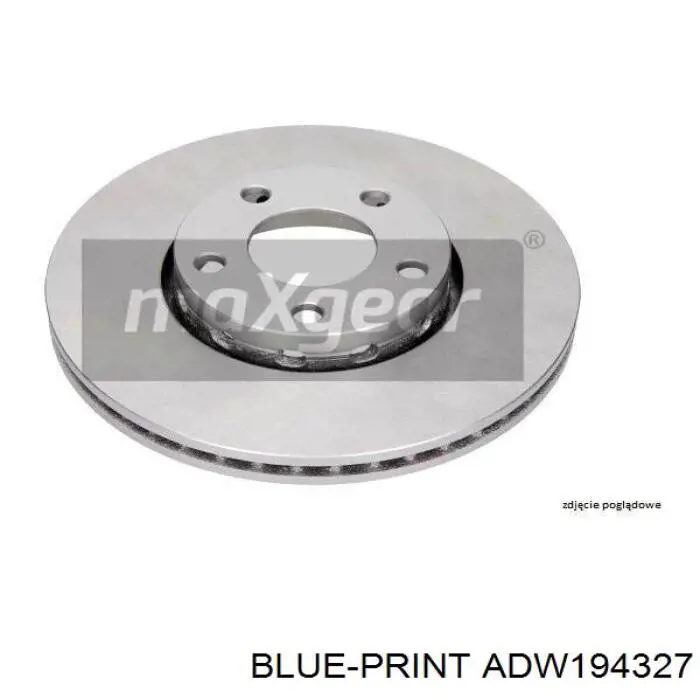 ADW194327 Blue Print Гальмо дискове переднє