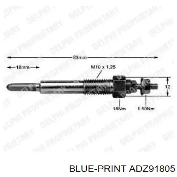 660022 Maxgear Свічки розжарювання