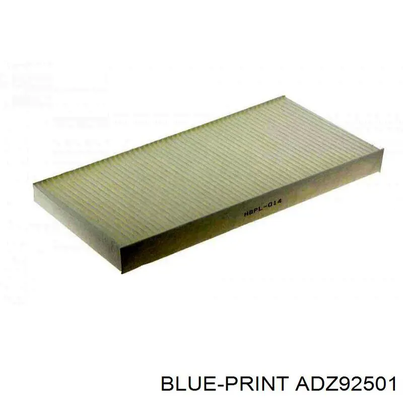 Купити ADZ92501 Blue Print Фільтр салону вугільний