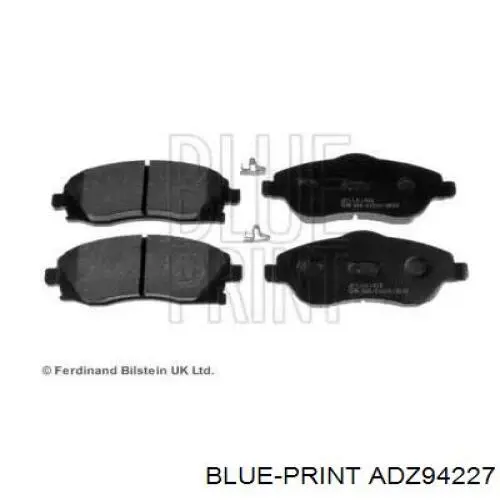 ADZ94227 Blue Print колодки гальмівні передні, дискові