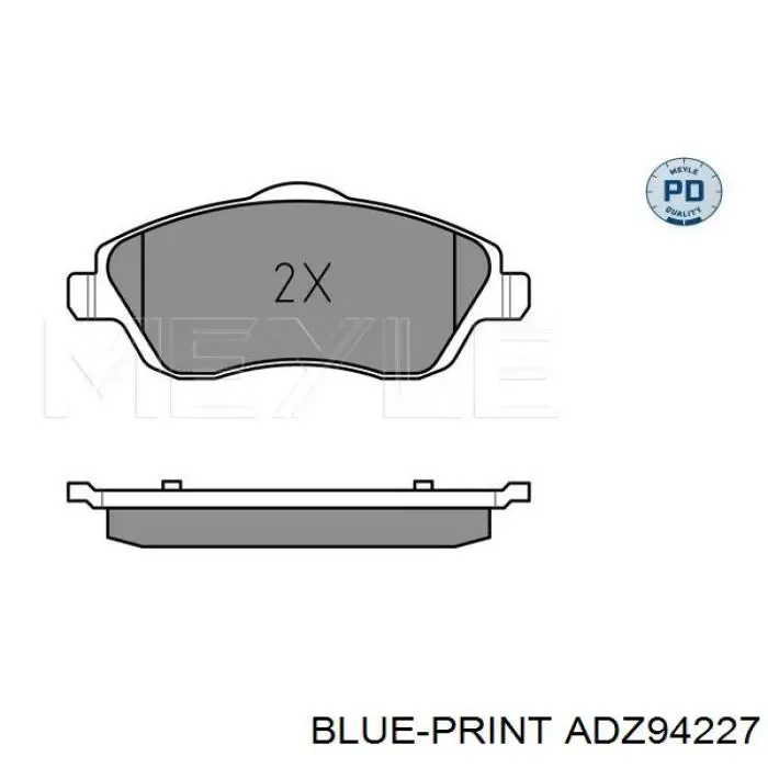 Гальмівні колодки Blue Print ADZ94227 ціна, від 22.18 USD