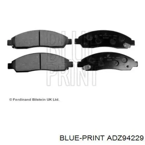 Гальмівні колодки Blue Print ADZ94229 ціна, від 32.59 USD