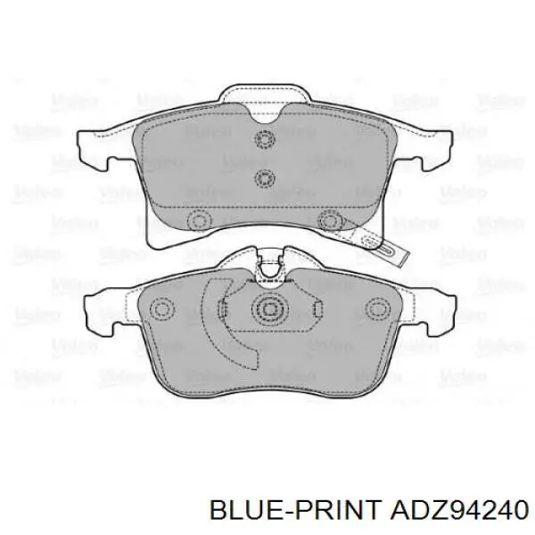 Гальмівні колодки Blue Print ADZ94240 ціна, від 24.66 USD