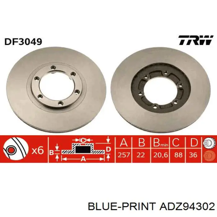 Диск переднього гальма Bosch 986478596 ціна, від 31.40 USD