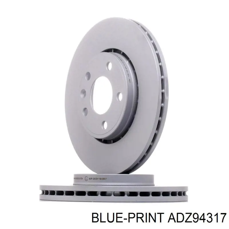 Диск гальмівний передній Blue Print ADZ94317