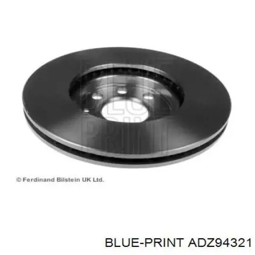 Диск гальмівний передній ADZ94321 Blue Print