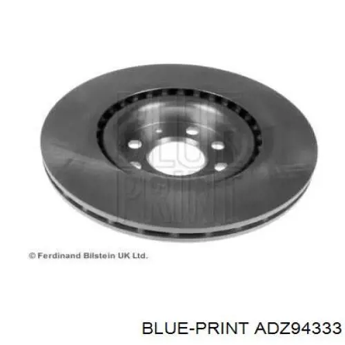 Диск гальмівний передній ADZ94333 Blue Print